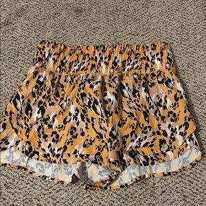 CALIA by Carrie Underwood High Waist Leopard Print Shorts